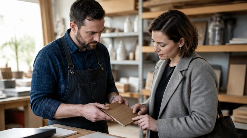 Offreurs et demandeurs échangeant autour d'une offre