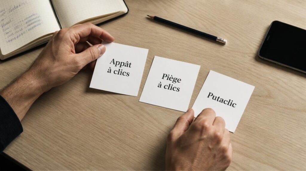 Appât à clics, piège à clics et putaclic