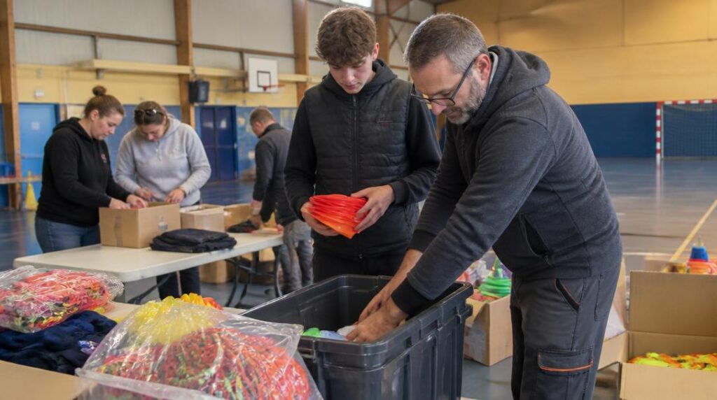 Apport en nature pour un événement sportif local