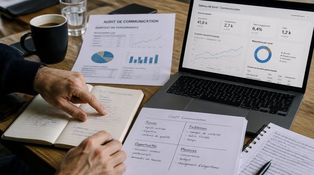 Audit de communication sur notes et indicateurs