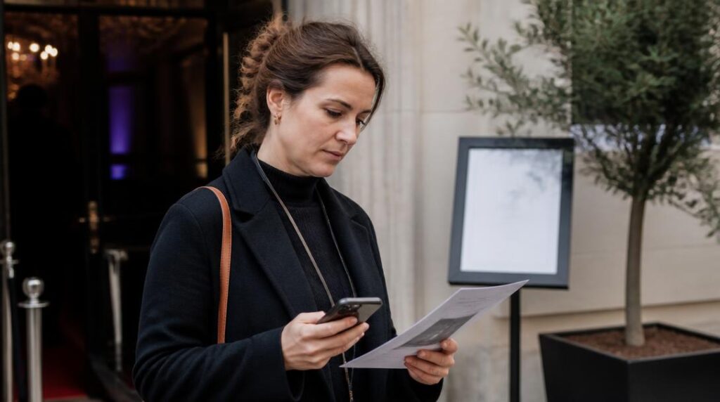 Préparation d'un communiqué de presse événement