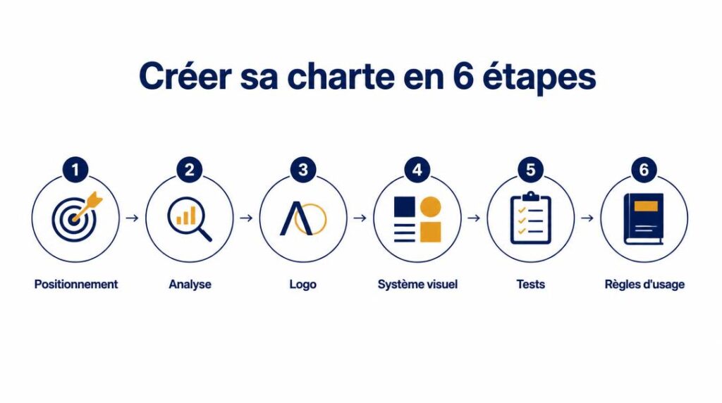 Six étapes pour créer une charte graphique professionnelle