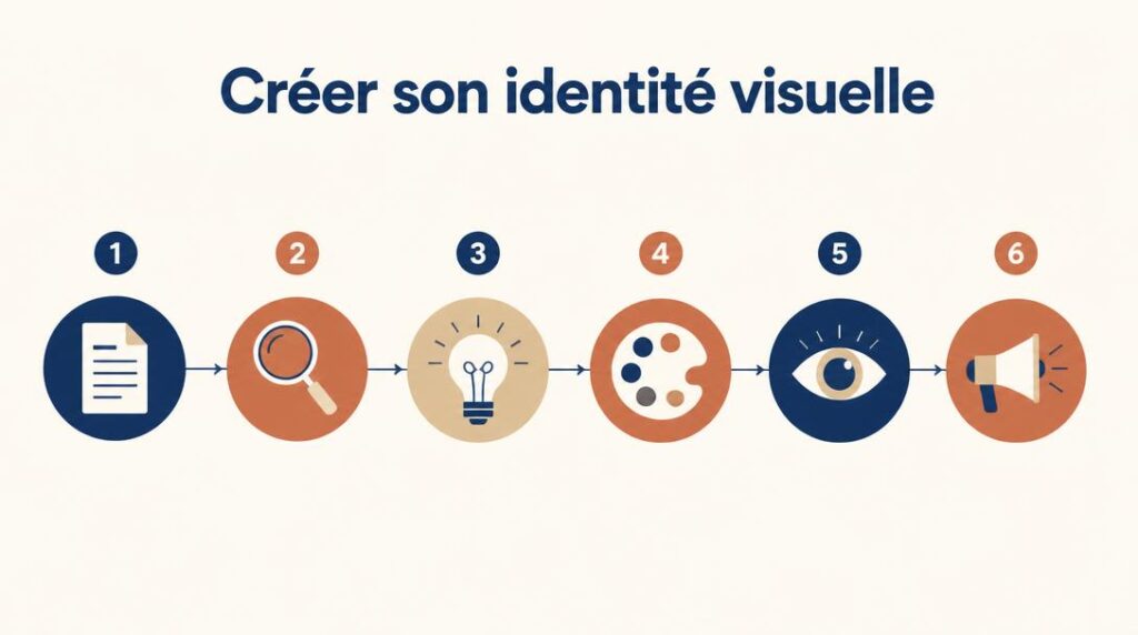 Étapes de création d'une identité graphique