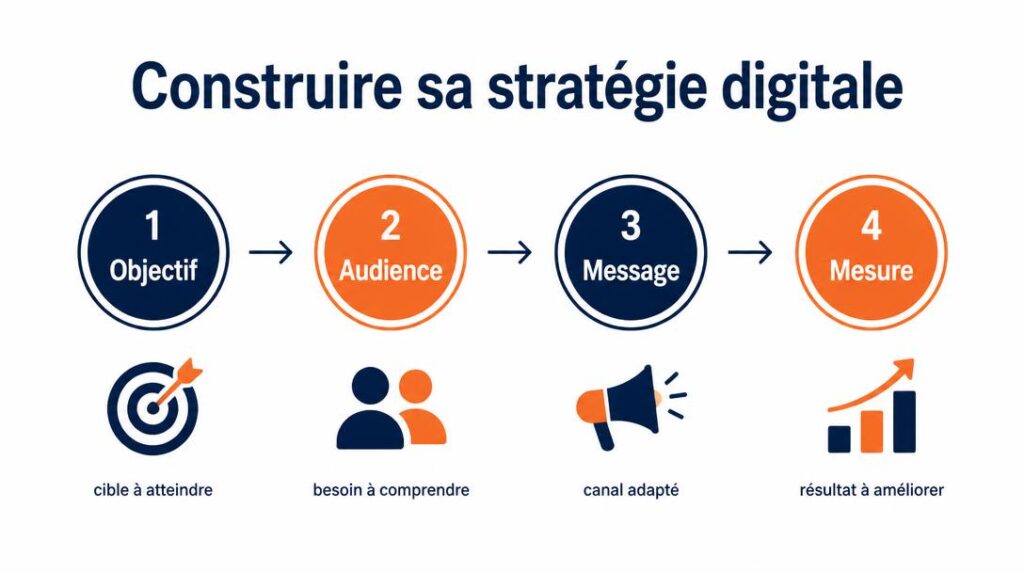 Étapes clés d'une stratégie digitale cohérente