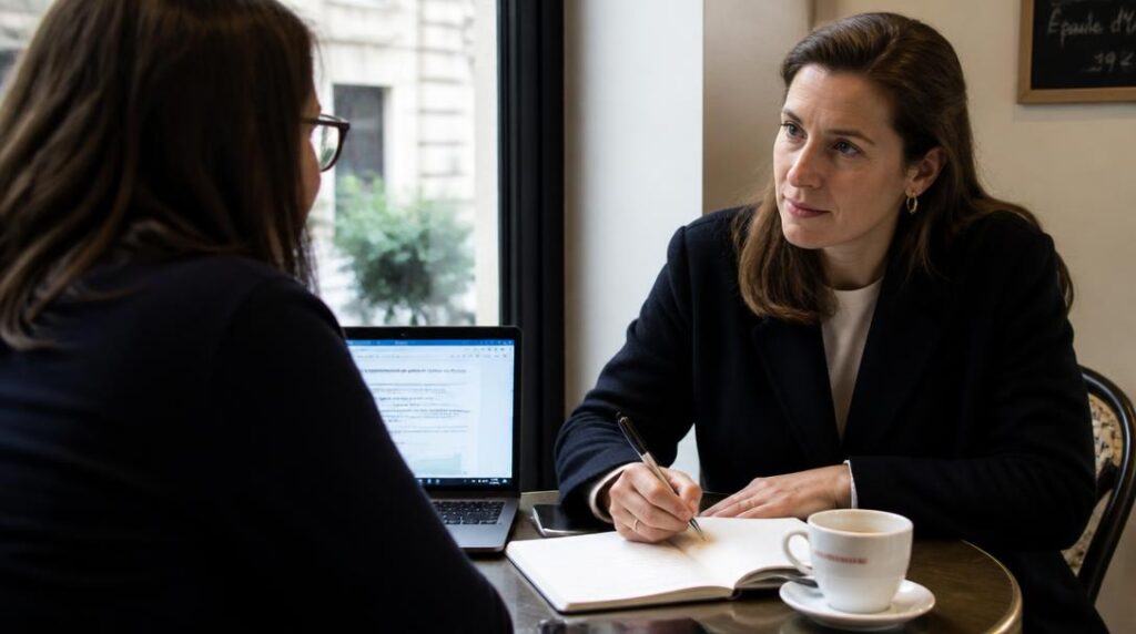 Entretien client pour une étude de marché