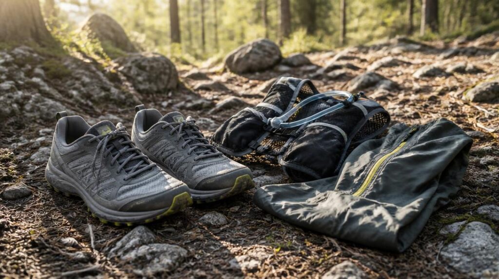 Équipement de trail pour marque de sport en I