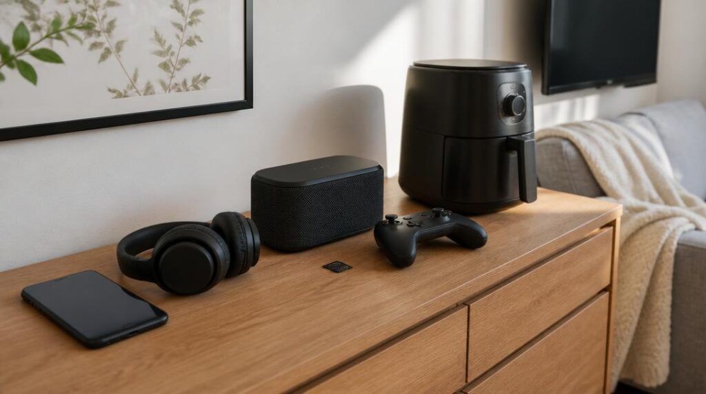 Objets high-tech de marques commençant par S