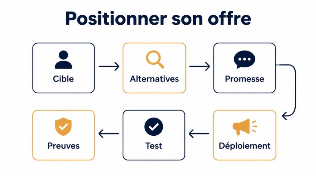 Méthode en six étapes pour une stratégie de positionnement