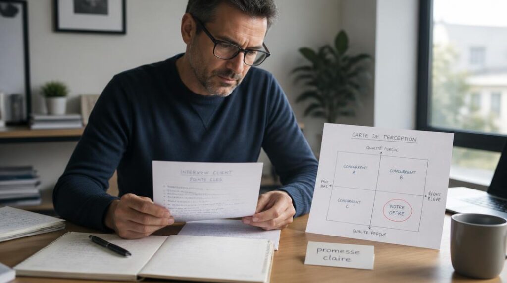 Notes sur la perception client et promesse de marque
