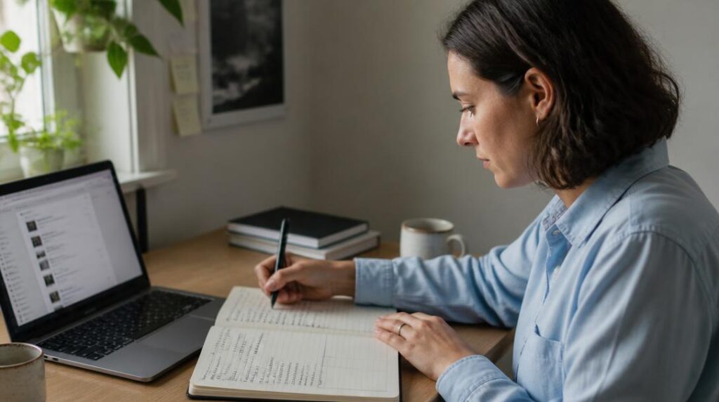 Stratégie SEO et marketing de contenu sur bureau
