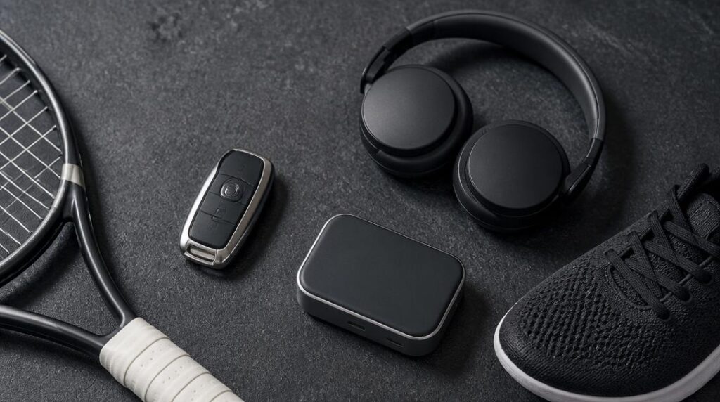 Objets pour marques automobile, high-tech et sport