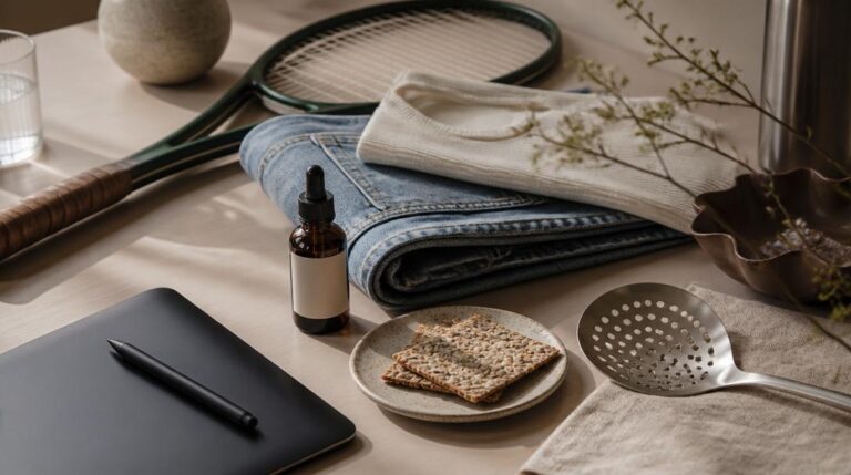Objets illustrant les marques en W par secteur
