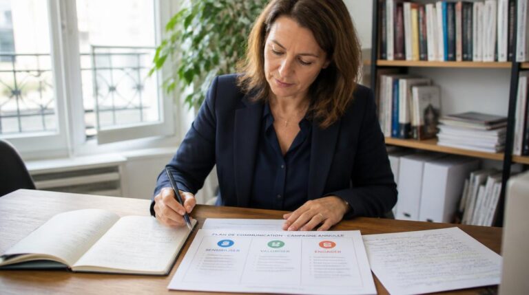 Consultant définissant des objectifs de communication SMART