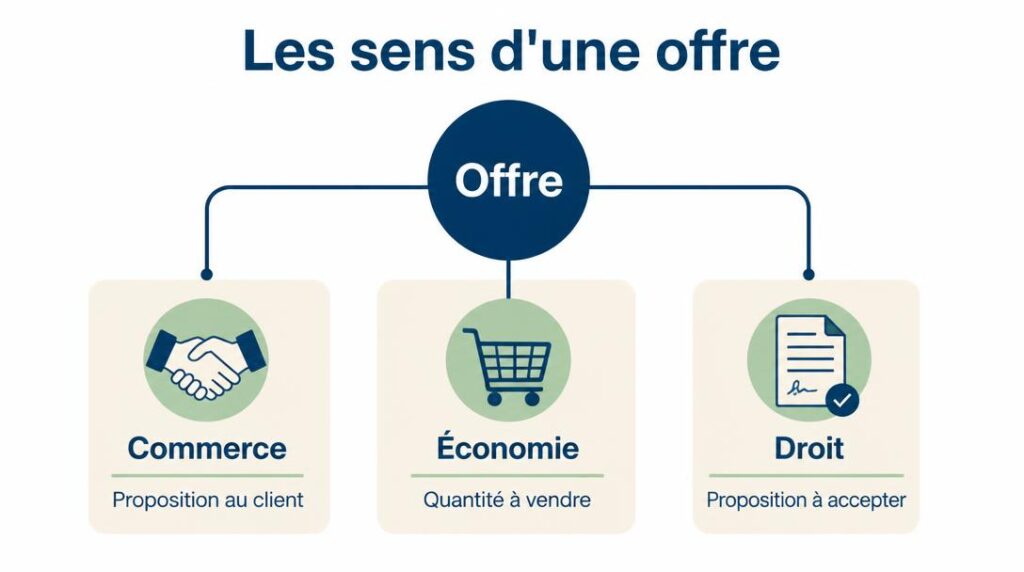 Sch茅ma des sens commercial 茅conomique et juridique