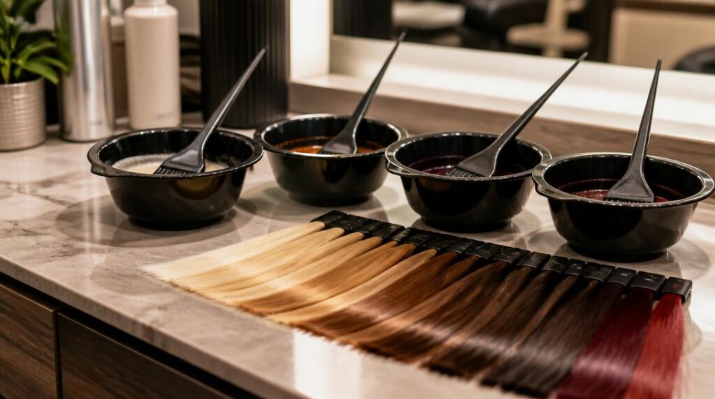 Produits capillaires pour marque cosmétique en W