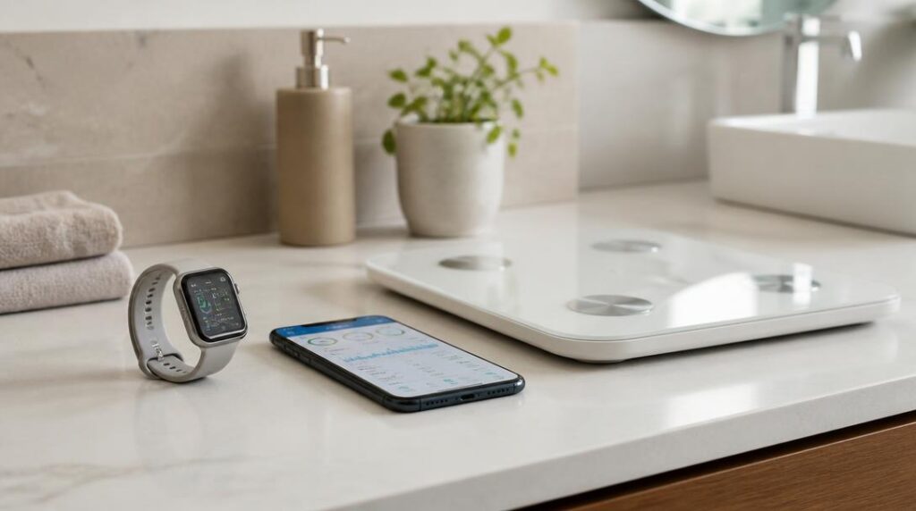 Objets connectés pour marque de santé en W
