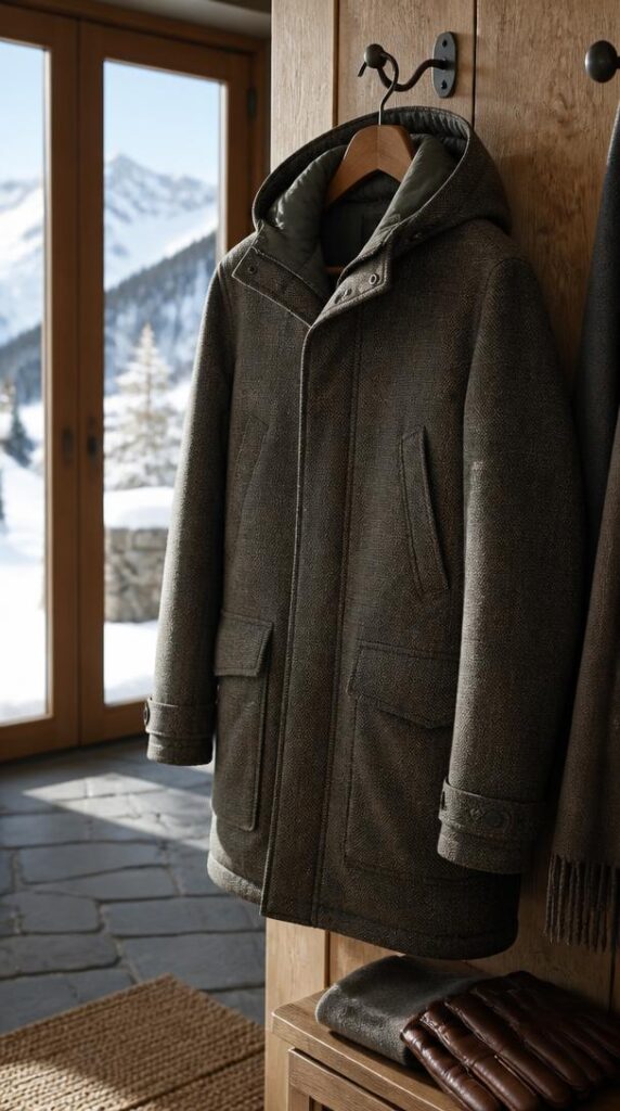 Parka chaude pour marque de mode en W