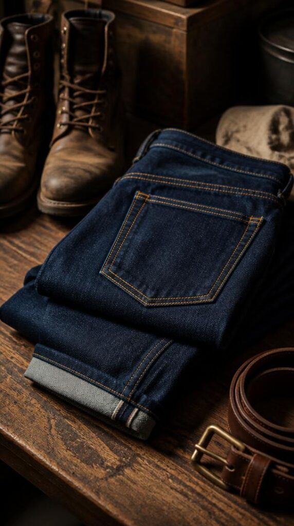 Jean en denim pour marque de vêtements en W